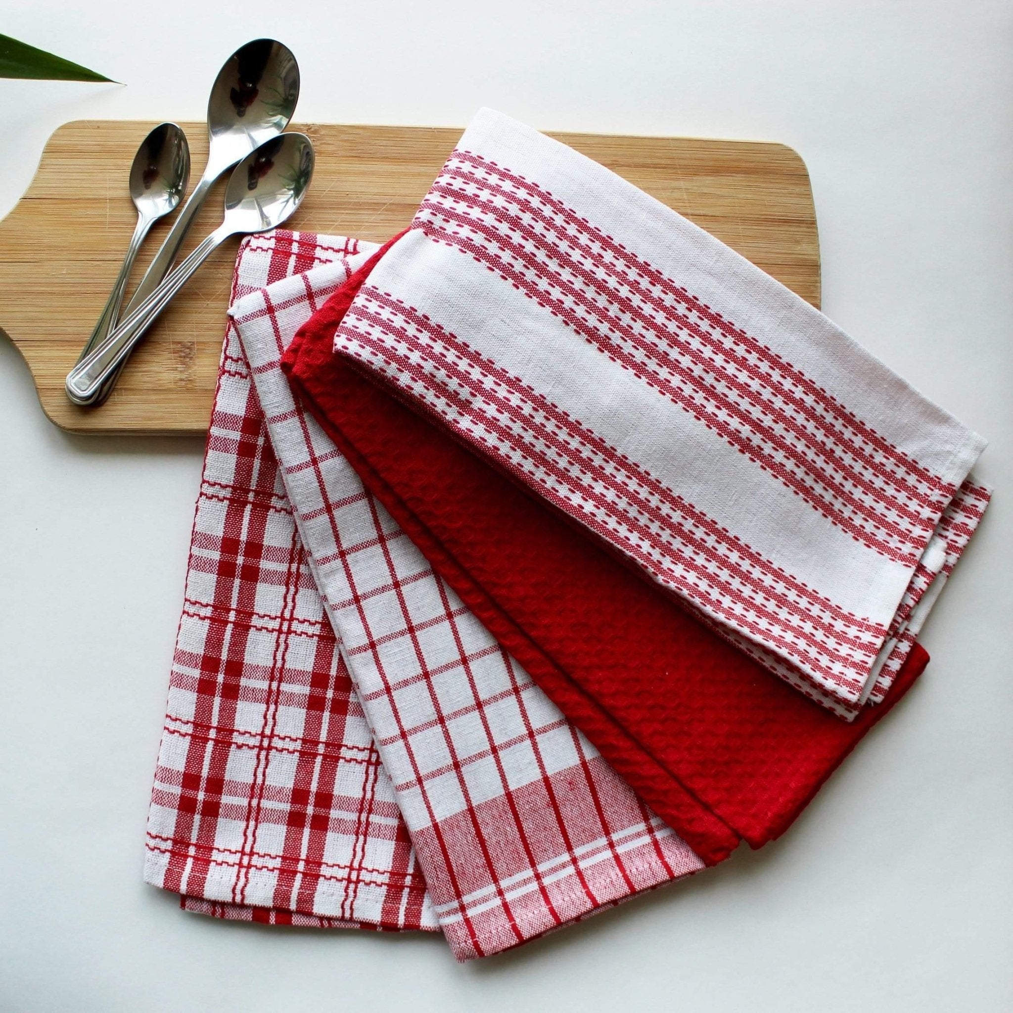 Kitchen Tea Towels, Pack of 2,3,4,5 - Ammpoure Wellbeing