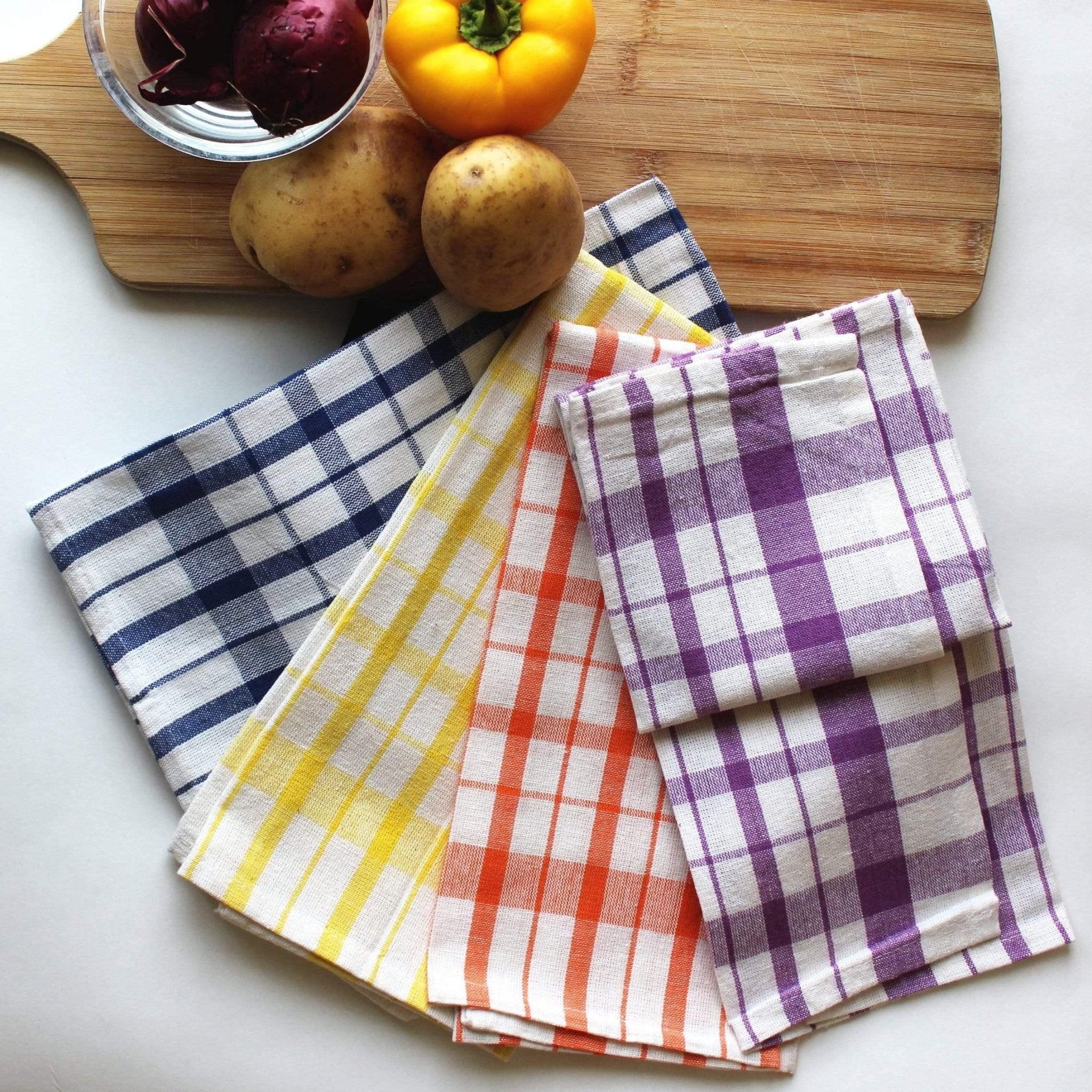 Kitchen Tea Towels, Pack of 2,3,4,5 - Ammpoure Wellbeing