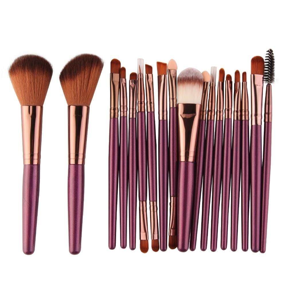 Makeup Brushes Tool Set 6/15/18/20Pcs - Ammpoure Wellbeing