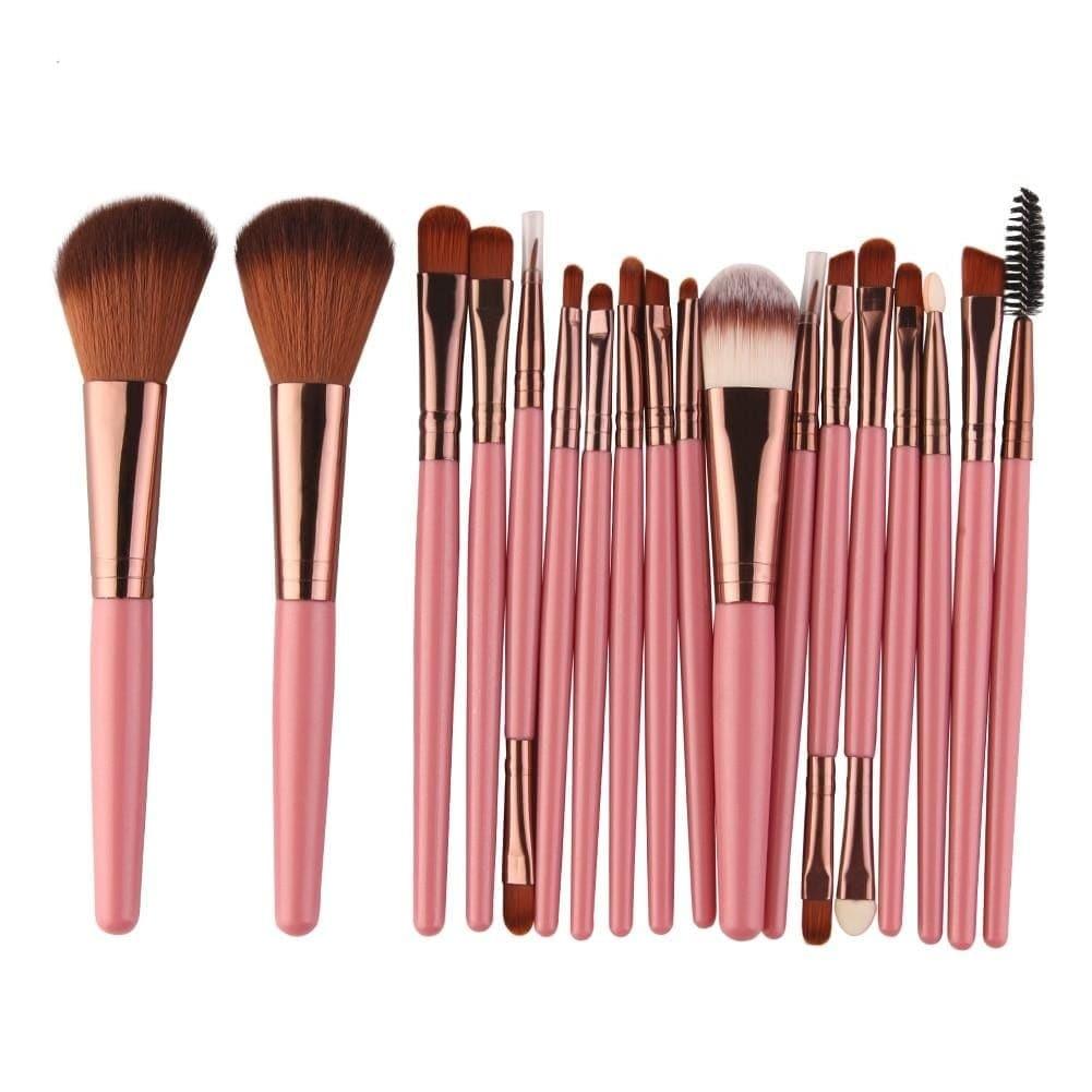 Makeup Brushes Tool Set 6/15/18/20Pcs - Ammpoure Wellbeing