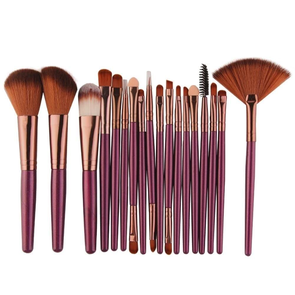 Makeup Brushes Tool Set 6/15/18/20Pcs - Ammpoure Wellbeing