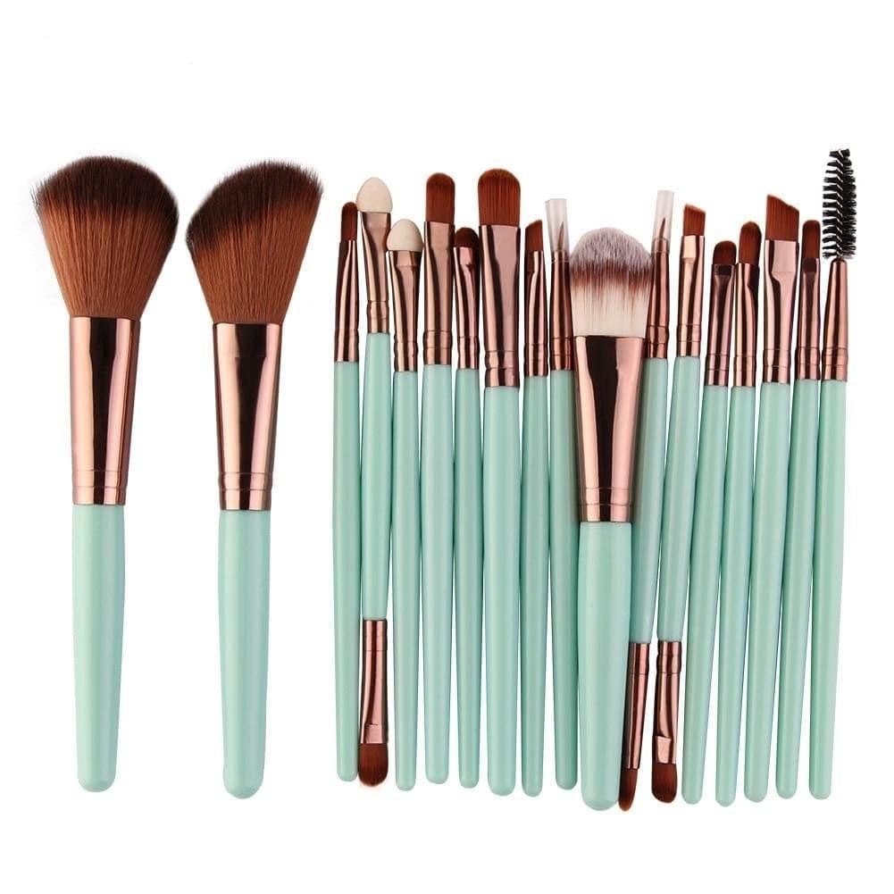 Makeup Brushes Tool Set 6/15/18/20Pcs - Ammpoure Wellbeing