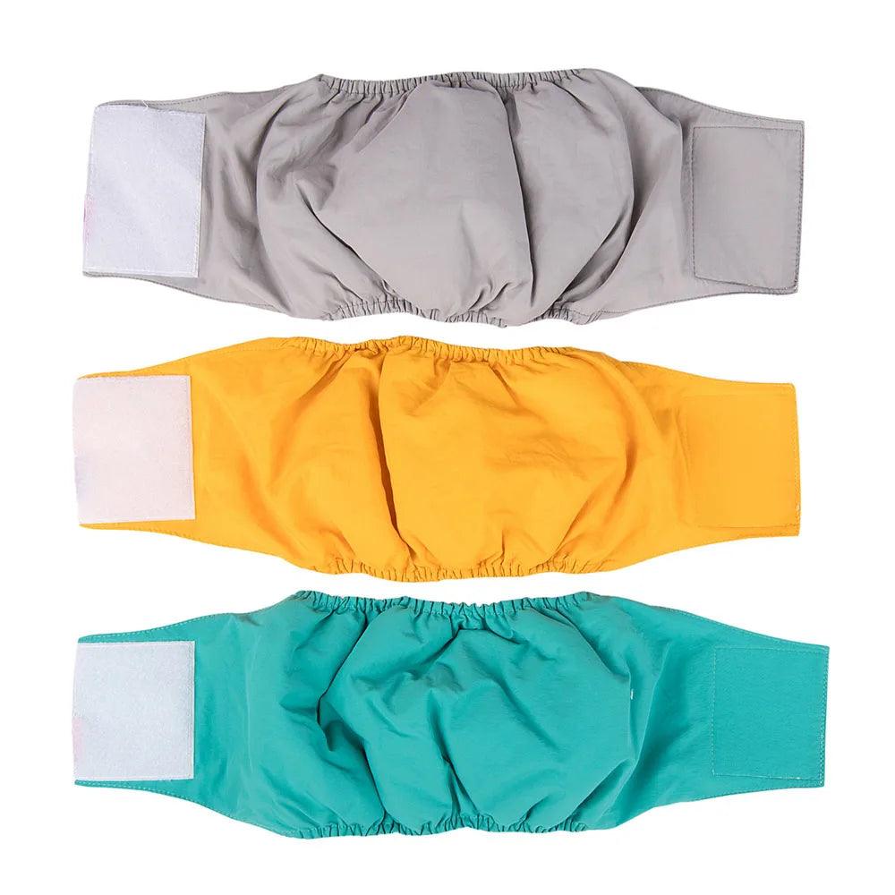 Male Dog Wrap Puppy Pet Male Dog Physiological Pants Sanitary Underwear Belly Band Nappies Cloth Cotton Diaper Wraps for Boy Dog - Ammpoure Wellbeing