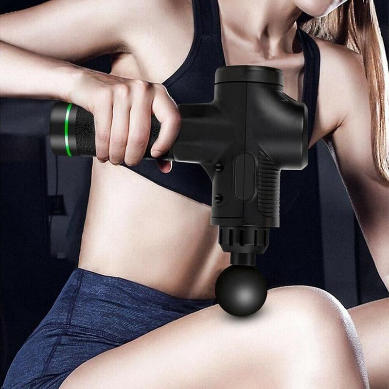 Massage Gun (Deep Muscle Massager) for Pain Relief with LCD Display - Ammpoure Wellbeing