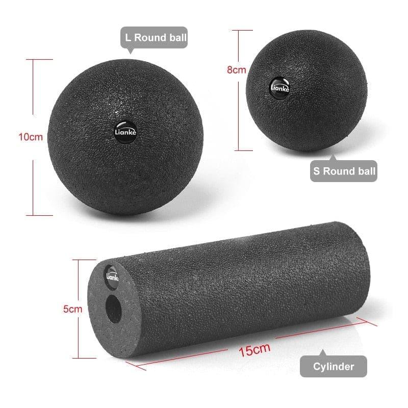 Massage Yoga Roller EPP Peanut Balls Fitness Blocks Stretch Foam Roller Myofascia Ball Gym Training Fitness Equipment - Ammpoure Wellbeing