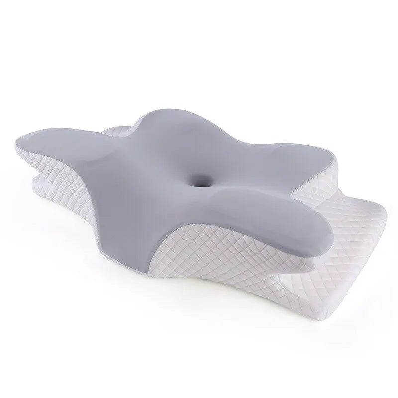 Memory Foam Pillows Butterfly Shaped Relaxing Cervical Slow Rebound Neck Pillow Pain Relief Sleeping Orthopedic Pillow Beding - Ammpoure Wellbeing