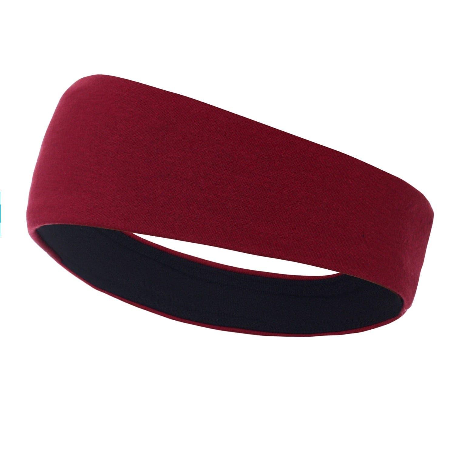 Men sweatband sports Headband Stretch Elastic Women Yoga Running hair band for men Outdoor Sport Headwrap Fitness Sports safety - Ammpoure Wellbeing