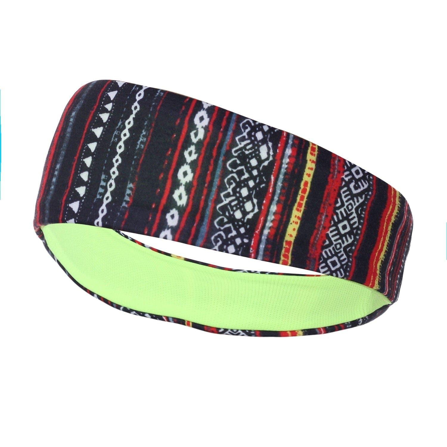 Men sweatband sports Headband Stretch Elastic Women Yoga Running hair band for men Outdoor Sport Headwrap Fitness Sports safety - Ammpoure Wellbeing