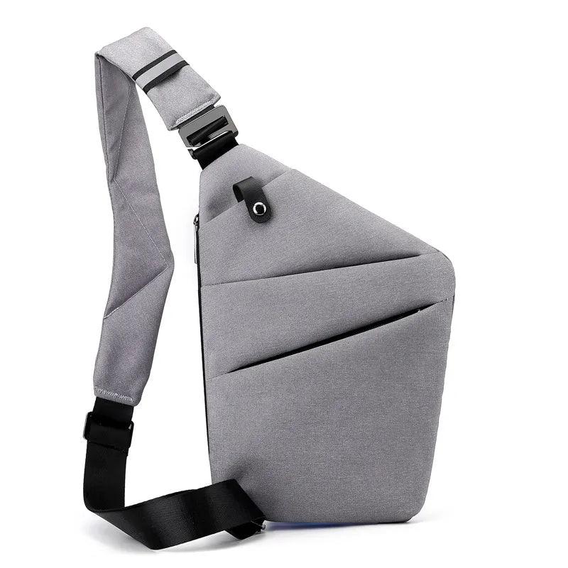 Men ultra thin anti - theft small chest bag mini cross body bags male one shoulder sling bag for travel boy sports bag - Ammpoure Wellbeing