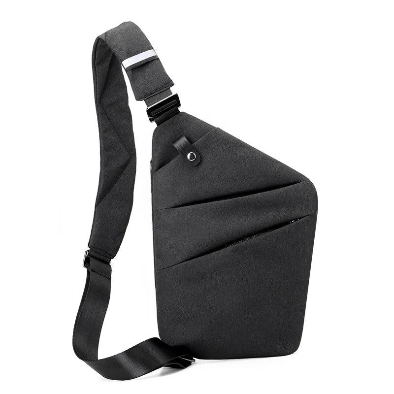 Men ultra thin anti - theft small chest bag mini cross body bags male one shoulder sling bag for travel boy sports bag - Ammpoure Wellbeing