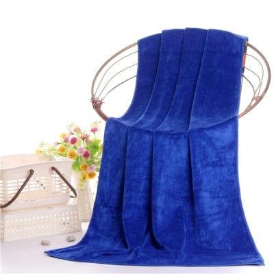 Microfiber bath towel, super large, soft, high absorption and quick - drying, sports, travel, no fading, multi - functional use - Ammpoure Wellbeing