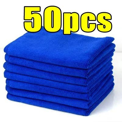 Microfiber Cleaning Cloths Lint Free Microfiber Cleaning Towel Cloths Reusable Cleaning Towels w/ Super Absorbent for Car Window - Ammpoure Wellbeing