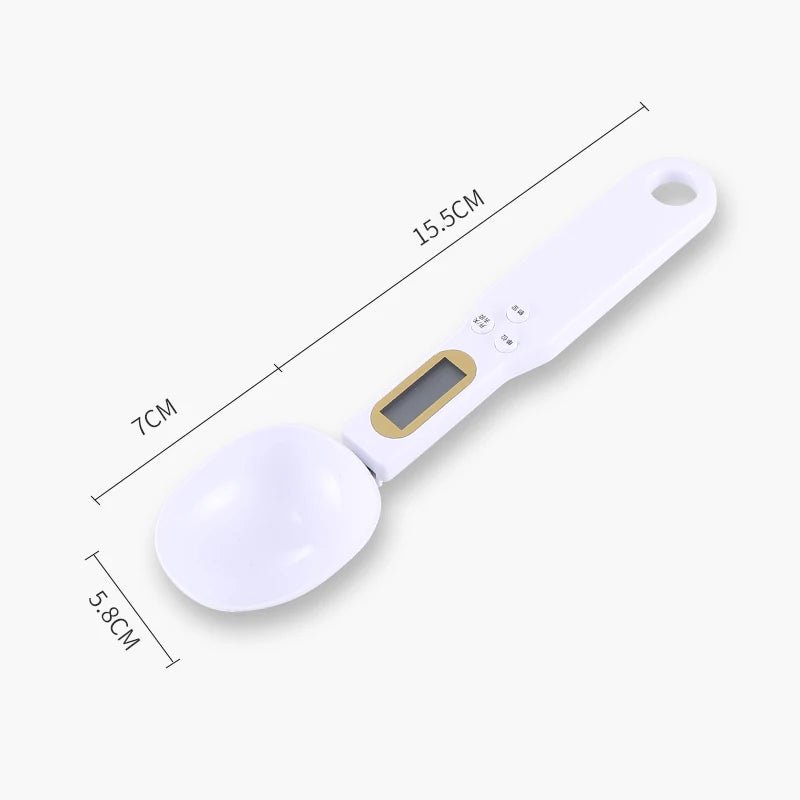 Mini Spoon Scale Digital Kitchen Scale Electronic LCD Food Scale 0.1 - 500g Cooking Flour Milk Coffee Powder Weight Measure Spoon - Ammpoure Wellbeing