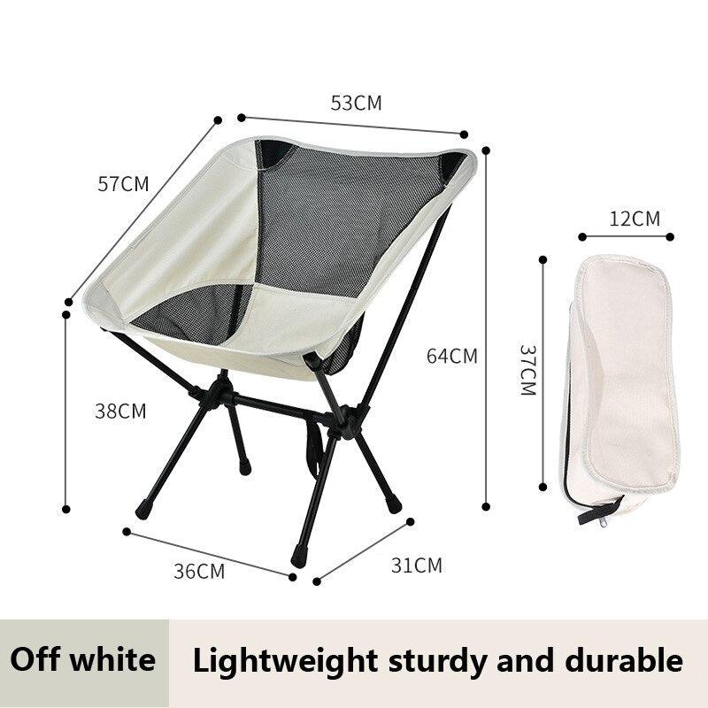 Moon Chair Detachable Portable Foldable Outdoor Camping Chair Beach Fishing Chair Lightweight Easy to Carry Travel Picnic Chair - Ammpoure Wellbeing