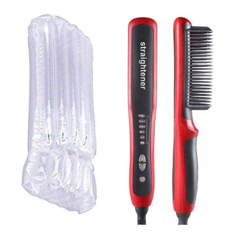 Multifunctional Hair Straightener Comb Anti - Scald Hair Straightening Brush Comb Fast Heating Hair Straightener - Ammpoure Wellbeing