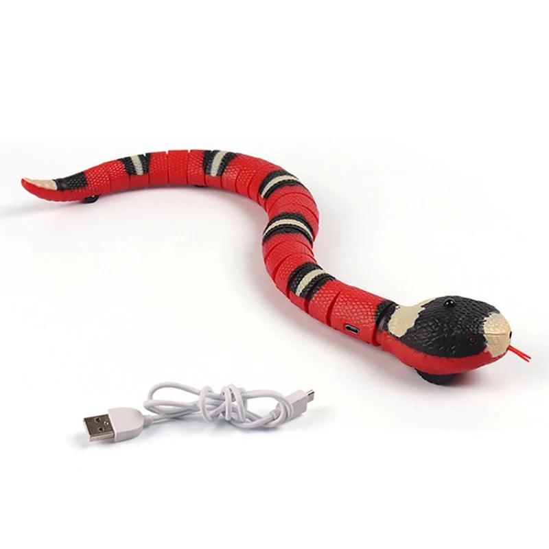 Multiple Color Smart Sensing Snake Interactive Cat Toys Automatic Cats Toys USB Charging Accessories Kitten Toy For Pet Dogs Toy - Ammpoure Wellbeing