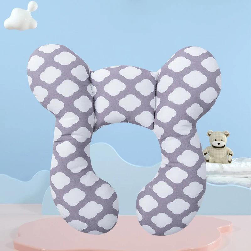 New cartoon children's U - shaped pillow, cotton soft baby pillow, travel car children's pillow, multi - functional stroller pillow - Ammpoure Wellbeing