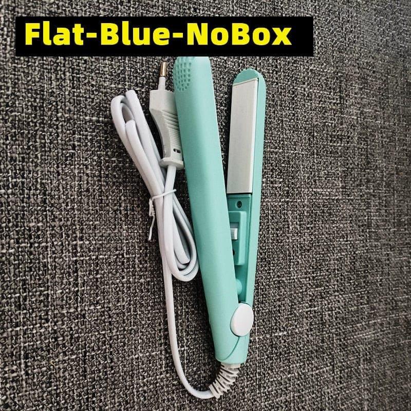 New Curling Iron Mini Hair Straightener Iron Ceramic Straightening Styling Tools Hair Curler Flat Iron Beard Straightener - Ammpoure Wellbeing