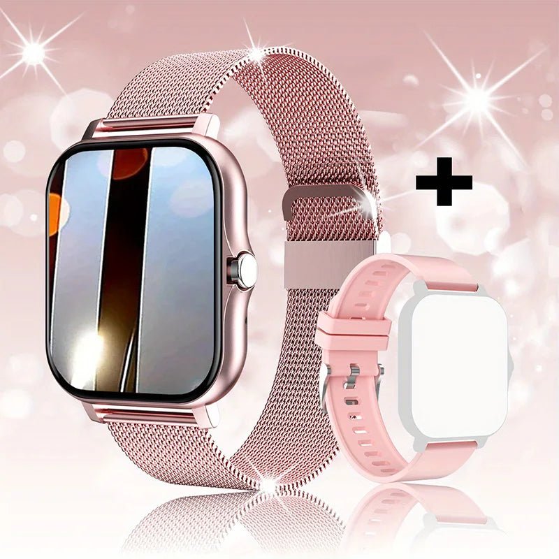 NEW Smart Watch Android Phone 1.44" Color Screen Full Touch Custom Dial Smart Watch Women Bluetooth Call Smart Watch Men - Ammpoure Wellbeing