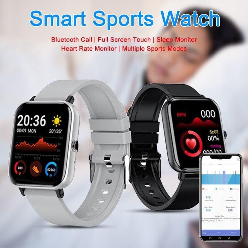 New Smart Watch for Men Women - Heart Rate, Oxygen Monitor - Ammpoure Wellbeing