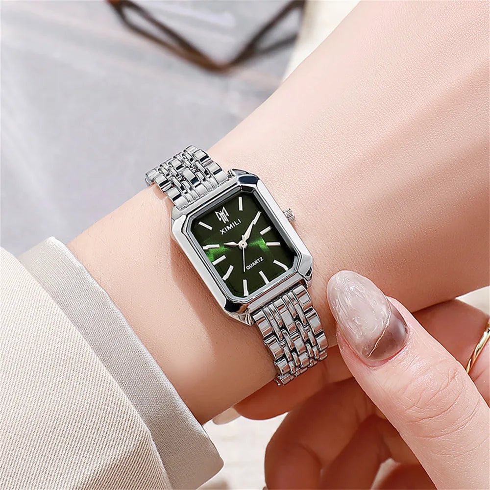 New Women Watch Light Luxury Brand Stainless Steel Ladies Business Watches Female Student Fashion Quartz Wristwatches - Ammpoure Wellbeing