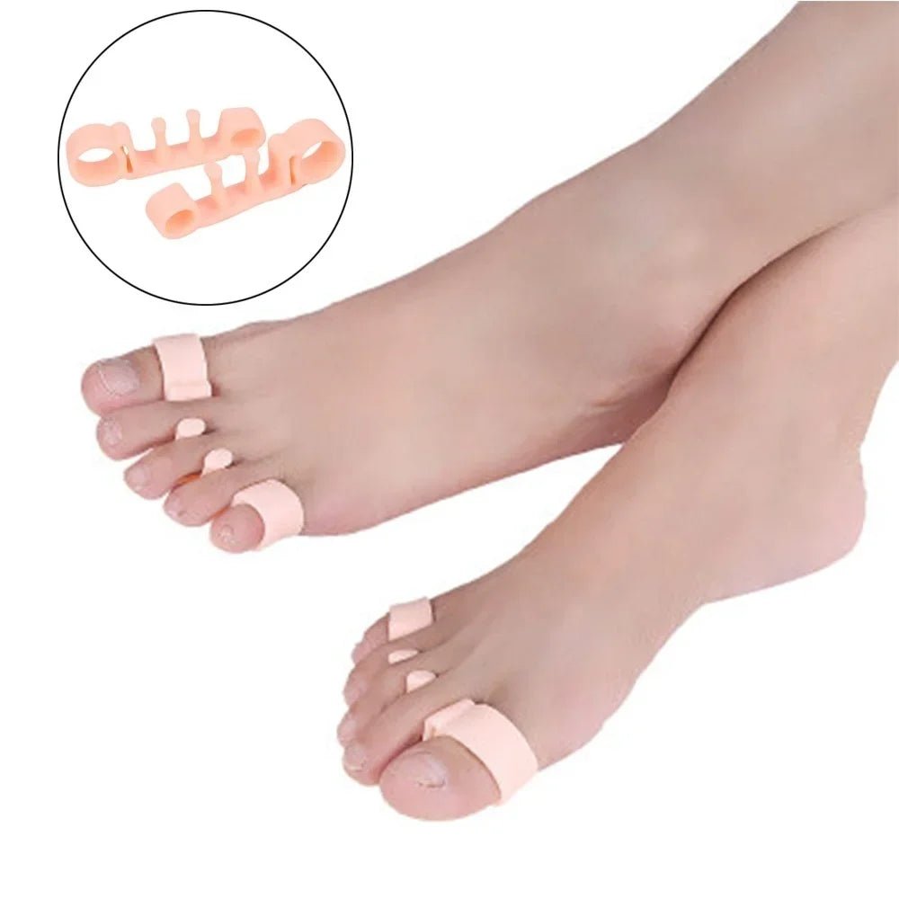 Newest 2PCS Multifunctional Hallux Valgus Foot Toes Separator Gel Toe Bunion Corrector Shield Orthopedic Braces - Ammpoure Wellbeing