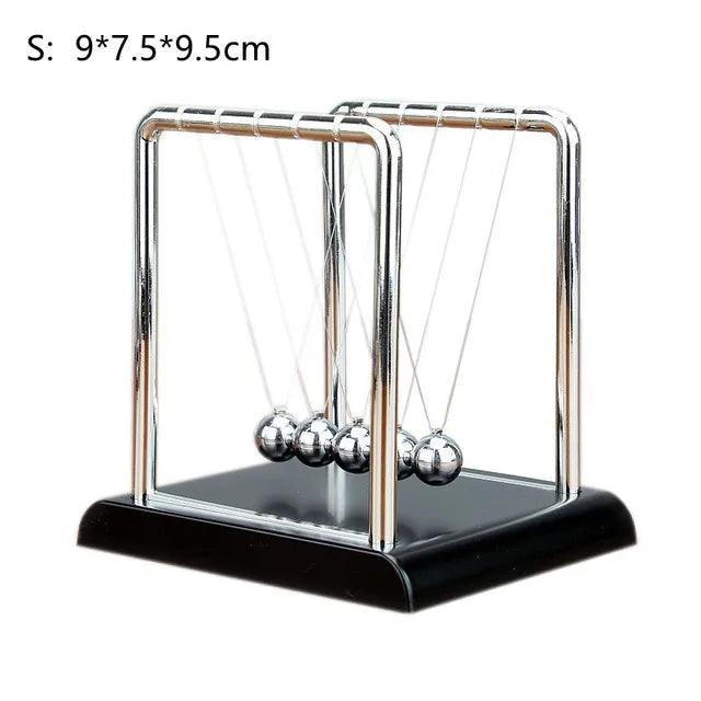 Newtons Cradle Balance Steel Ball Perpetual Motion Collision Ball Physics Science School Teaching Supplies Desk Home Furnishings - Ammpoure Wellbeing