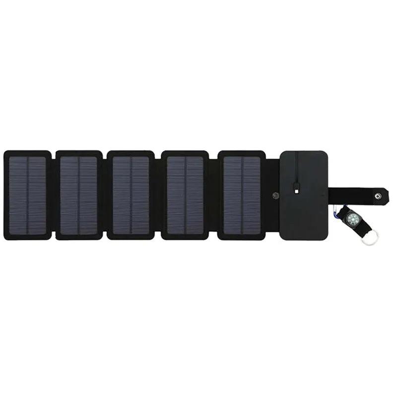 Outdoor Multifunctional Portable Solar Charging Panel Foldable 5V 1A USB Output Device Camping Tool High Power Output - Ammpoure Wellbeing