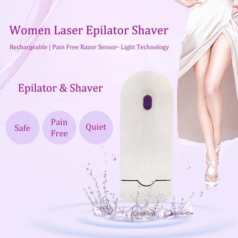 Painless Hair Removal Laser Kit - Touch Epilator, USB Rechargeable - Ammpoure Wellbeing