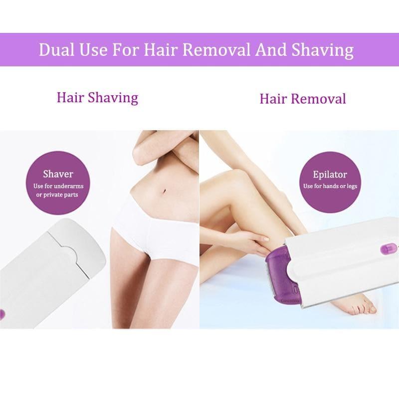 Painless Hair Removal Laser Kit - Touch Epilator, USB Rechargeable - Ammpoure Wellbeing