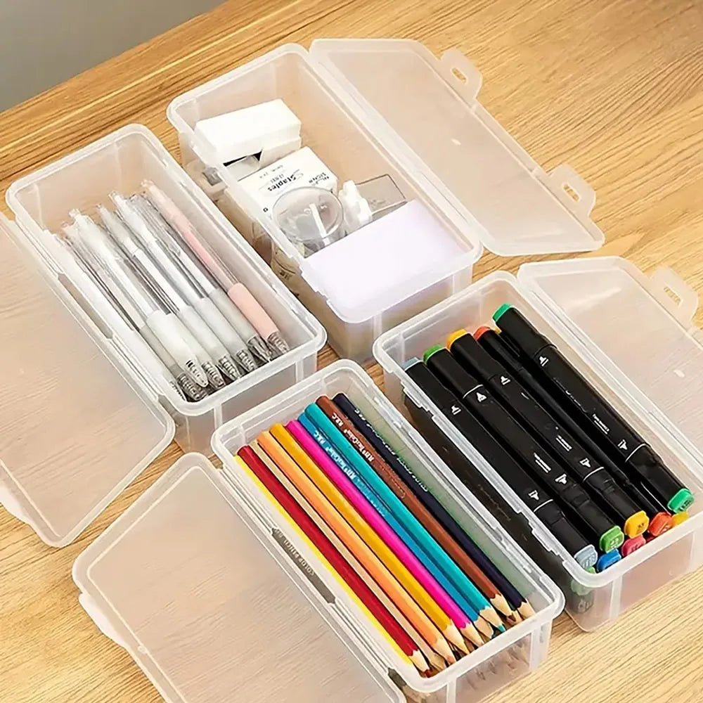 Pencil Cases Useful School Supplies Kawaii Stationery Organizer Bag Astethic Holster DIY Office Pen Box Kits Sacs Pen Box - Ammpoure Wellbeing