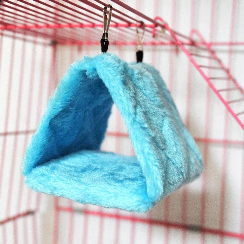 Pet Bird Parrot Cages Warm Hammock Hut Tent Fashion Bed Hanging Cave for Sleeping and Hatching Cage Decoration - Ammpoure Wellbeing