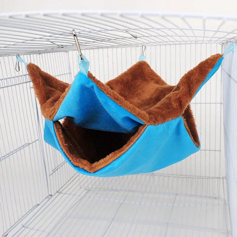 Pet Bird Parrot Cages Warm Hammock Hut Tent Fashion Bed Hanging Cave for Sleeping and Hatching Cage Decoration - Ammpoure Wellbeing