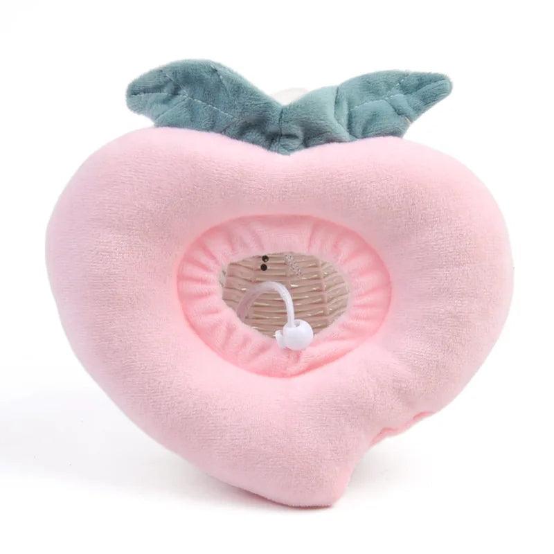 Pet Cat Dog Elizabeth Circle Collar Fruit Shape Cotton Adjustable Postoperative Protection Anti - Scratch Biting Pet Head Cover - Ammpoure Wellbeing