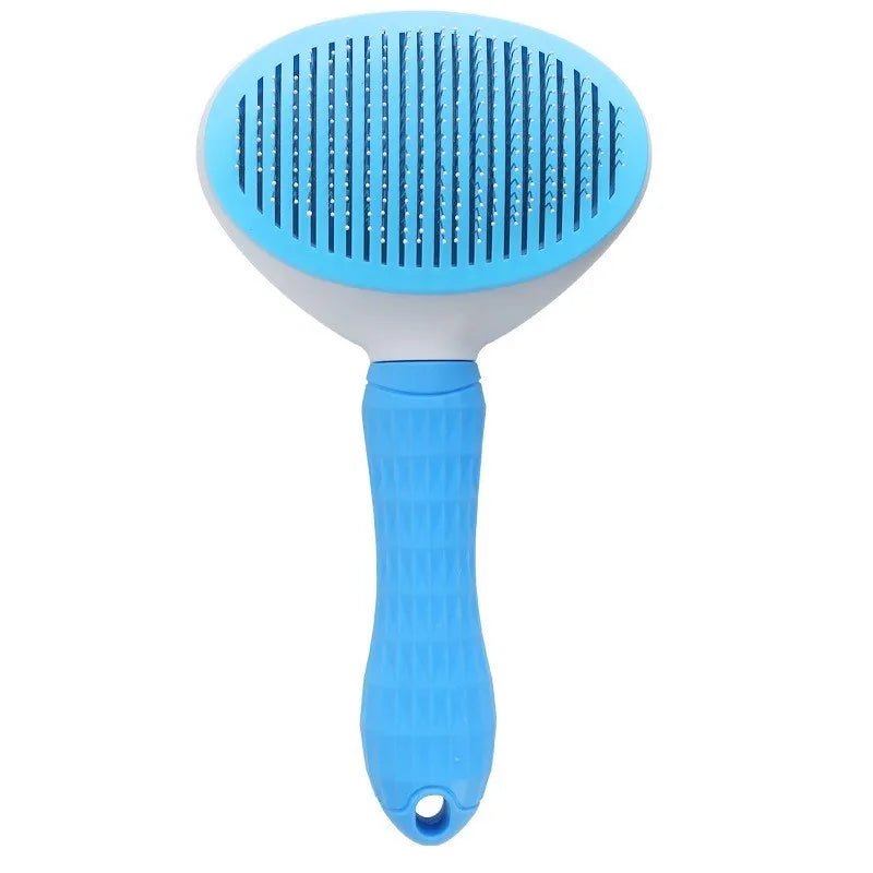 Pet Dog Brush Cat Comb Self Cleaning Pet Hair Remover Brush For Dogs Cats Grooming Tools Pets Dematting Comb Dogs Accessories - Ammpoure Wellbeing