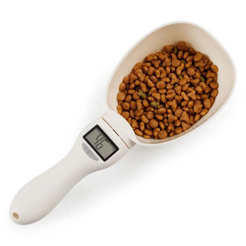 Pet Food Scale Dog Cat Feeding Bowl Measuring Spoon Kitchen Scale Digital Display Pet Accessories Dog Food Container - Ammpoure Wellbeing