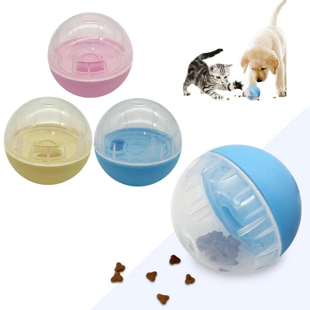 Pet Interactive Dog Cat Leakage Food Balls Adjustable Anti Choke Slow Feeder Treat Dispenser Iq Training Educational Toy - Ammpoure Wellbeing