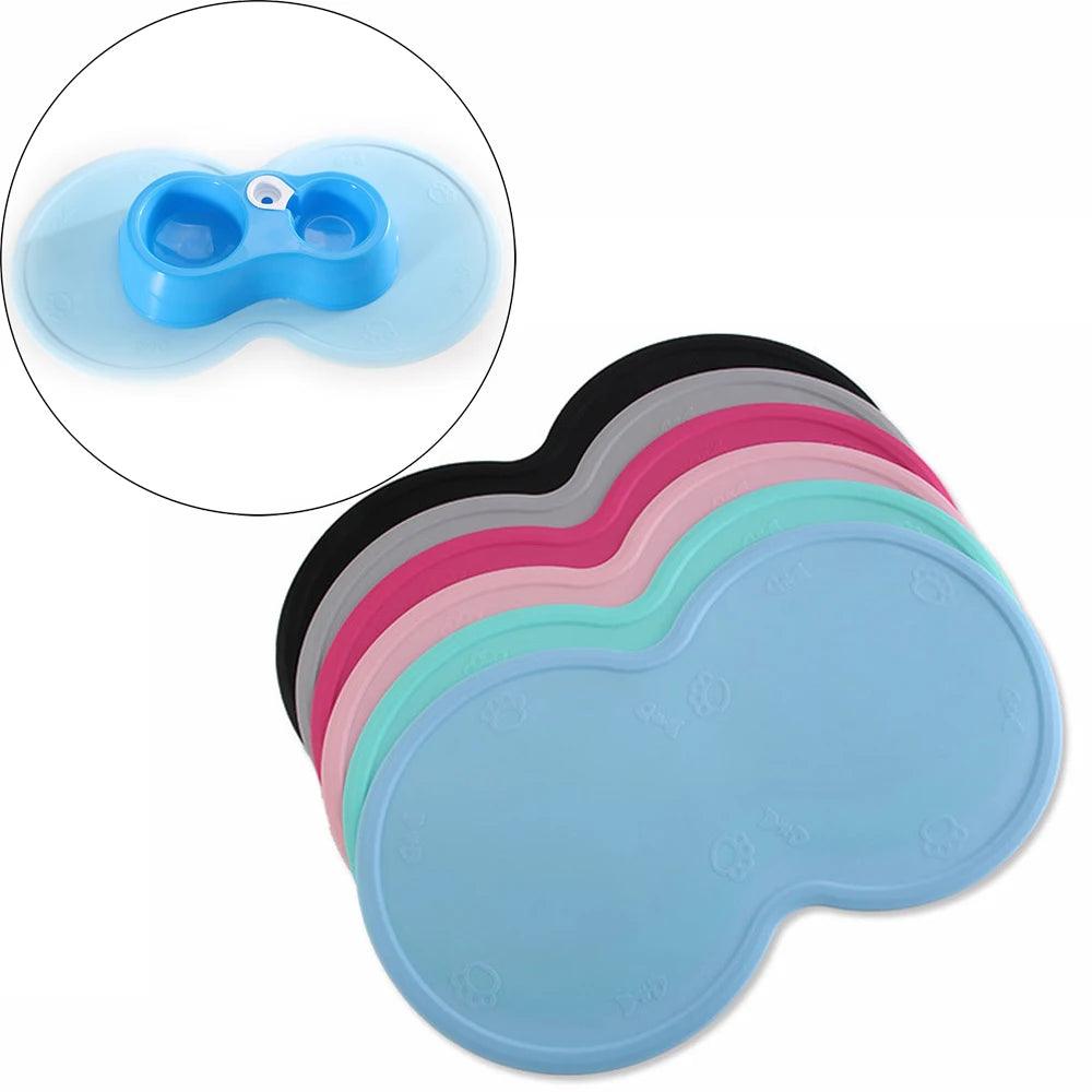 Pet Mat For Dog Cat Puppy Cat Feeding Mat Pad Cute Cloud Shape Silicone Dish Bowl Food Feed Placement Dog Accessories - Ammpoure Wellbeing