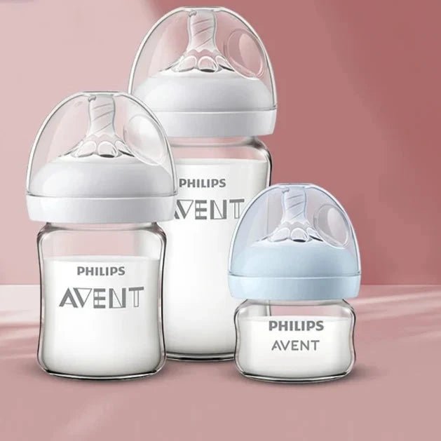 PHILIPS AVENT Newborn baby Wide caliber High borosilicate glass feeder Anti choking Anti - Colic 0 - 6 months or more 160ml 240ml - Ammpoure Wellbeing