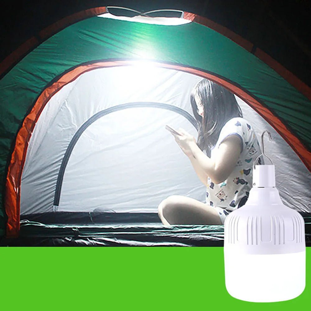 Portable Camping Lights Rechargeable lamp Led Light Lantern Emergency Bulb High Power Tents Lighting Flashlight Equipment Bulb - Ammpoure Wellbeing