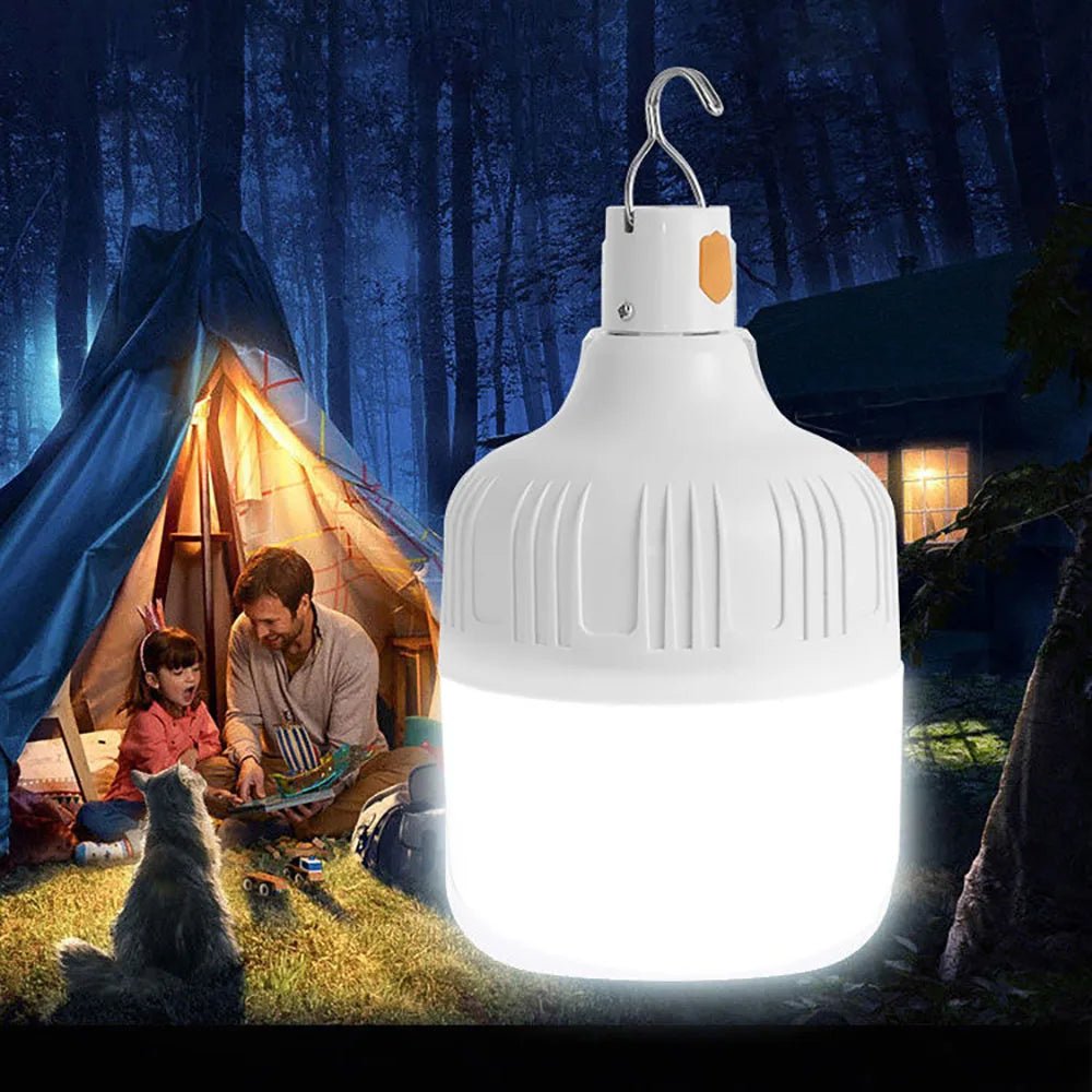 Portable Camping Lights Rechargeable lamp Led Light Lantern Emergency Bulb High Power Tents Lighting Flashlight Equipment Bulb - Ammpoure Wellbeing