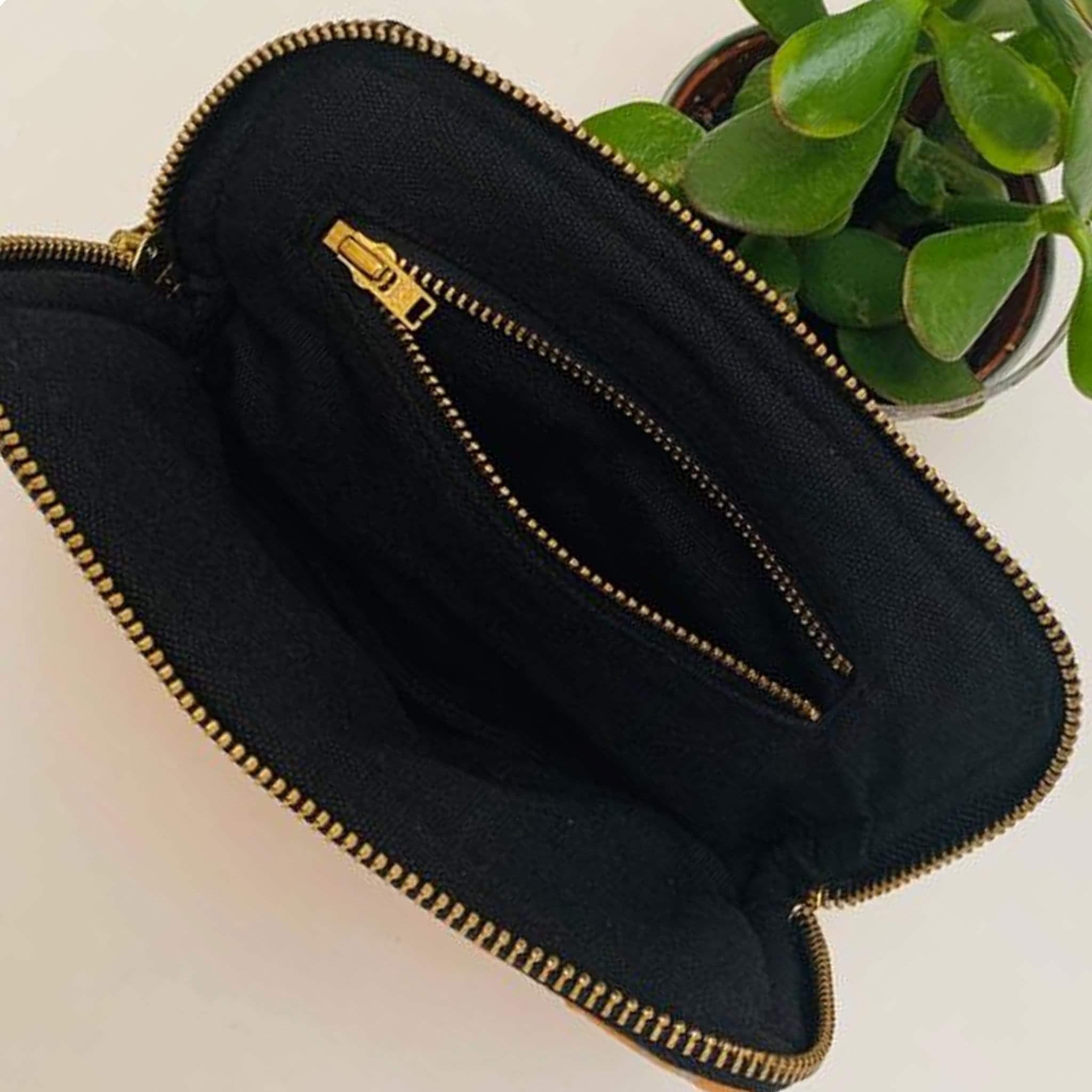 Premium Recycled Silk Make - up Bag (One - Off Print) + Scrunchie + Sleep Mask - Ammpoure Wellbeing