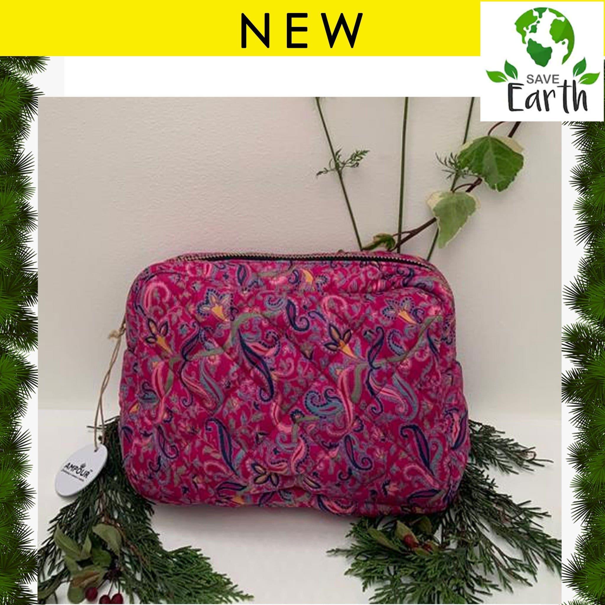 Premium Recycled Silk Washbag (One - Off Print) - Ammpoure Wellbeing