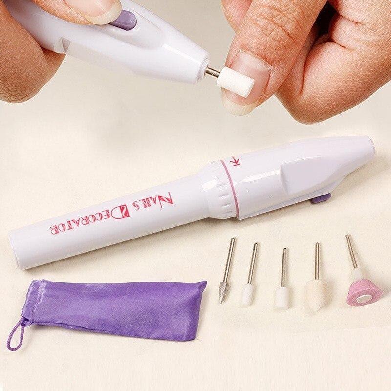 Professional Mini Nail Art Drill Set - Manicure Pedicure Polish Nail Art Tools - Ammpoure Wellbeing