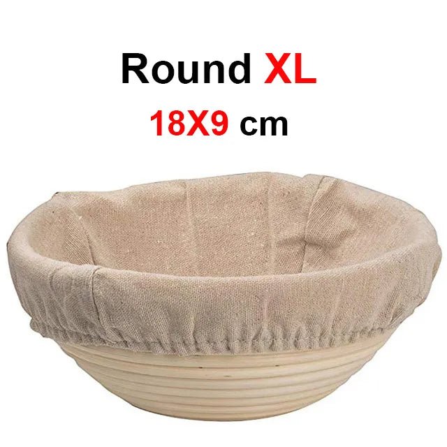 Rattan Bread Proofing Basket Natural Oval Rattan Wicker Dough Fermentation Sourdough Banneton Bread Basket - Ammpoure Wellbeing