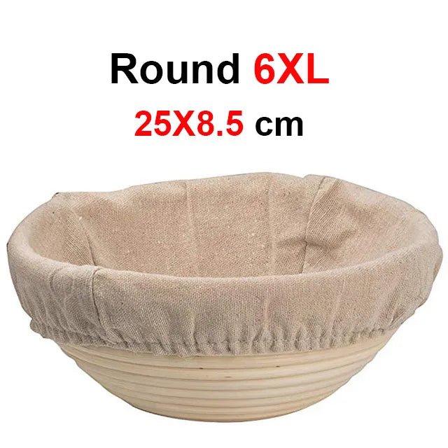 Rattan Bread Proofing Basket Natural Oval Rattan Wicker Dough Fermentation Sourdough Banneton Bread Basket - Ammpoure Wellbeing