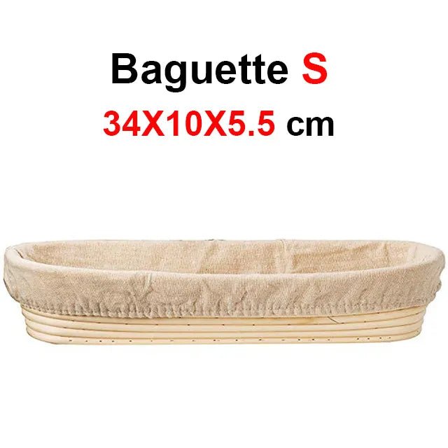 Rattan Bread Proofing Basket Natural Oval Rattan Wicker Dough Fermentation Sourdough Banneton Bread Basket - Ammpoure Wellbeing