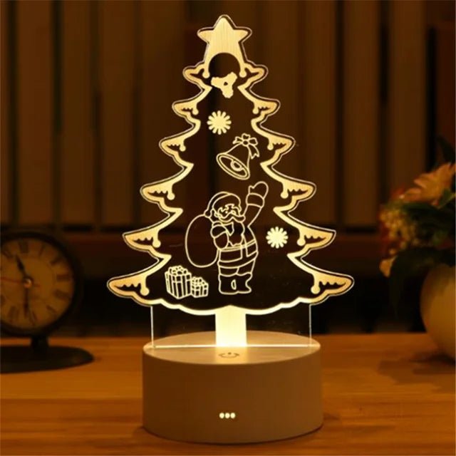 Romantic Love 3D Acrylic Led Lamp for Home Children's Night Light Table Lamp Birthday Party Decor Valentine's Day Bedside Lamp - Ammpoure Wellbeing