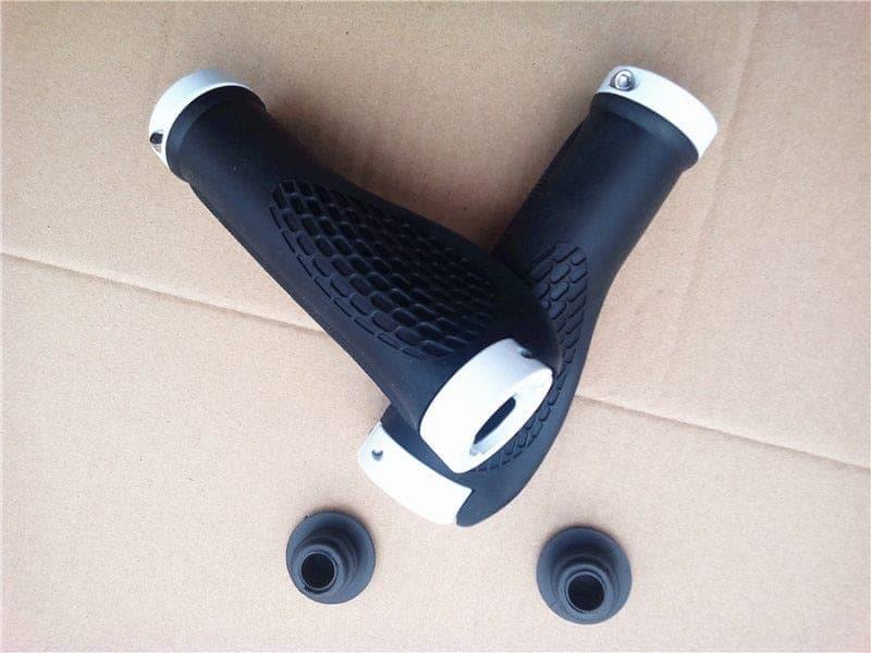 Rubber Bike Handlebar Grip Anti - Skid Ergonomic Mountain MTB Cycling Parts Bicycle Grips Black Gold Red Blue - Ammpoure Wellbeing