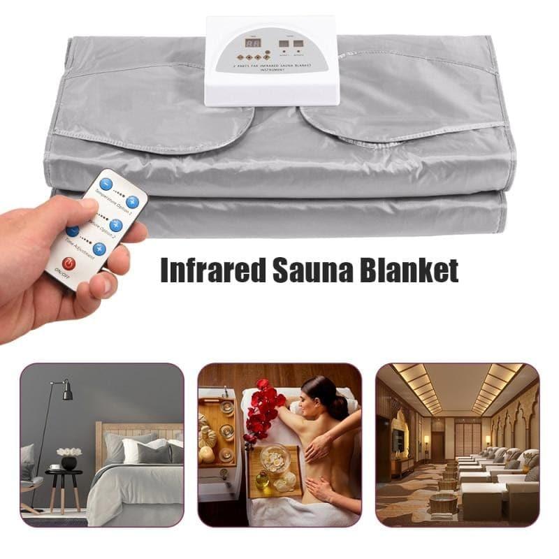 Sauna Blanket Detox Upgraded Stretch Professional Fitness Machines Weight Loss UK - Ammpoure Wellbeing